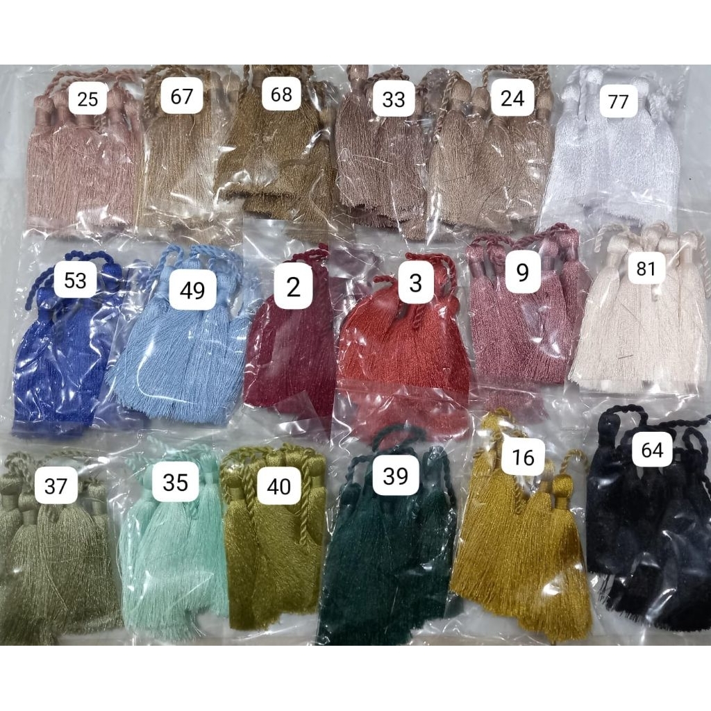 (5pcs)tassel sumbu/tassel plintir