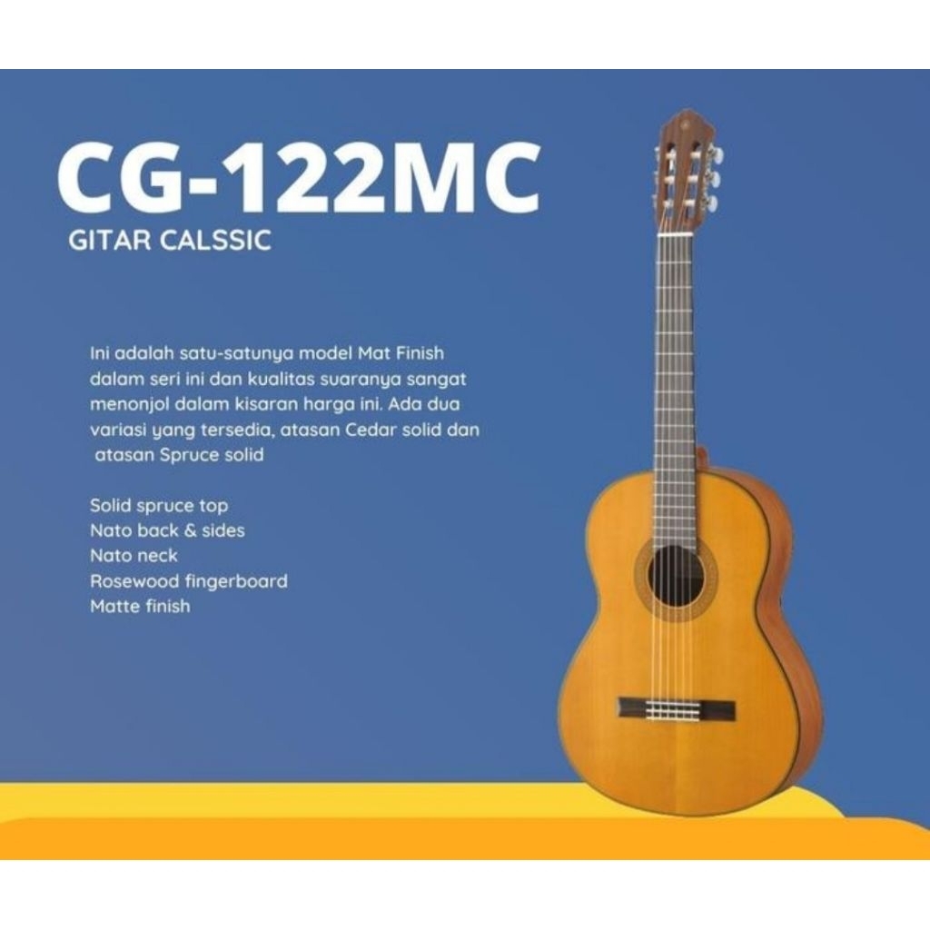 GITAR YAMAHA ORIGINAL CG122MC/CG122MS/CG142S/CG162S/CG182S/CG192S ( FREE STRAP GITAR IMPORT KULIT & 