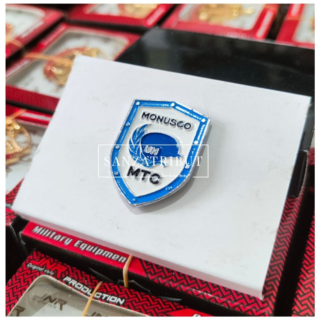 Brivet Wing Pin MONUSCO MTC UN Terbaru
