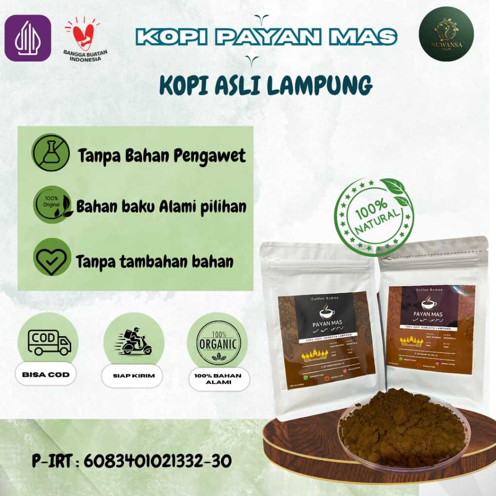 Kopi hitam bubuk|Bubuk kopi|Kopi khas lampung|Kopi Asli Lampung