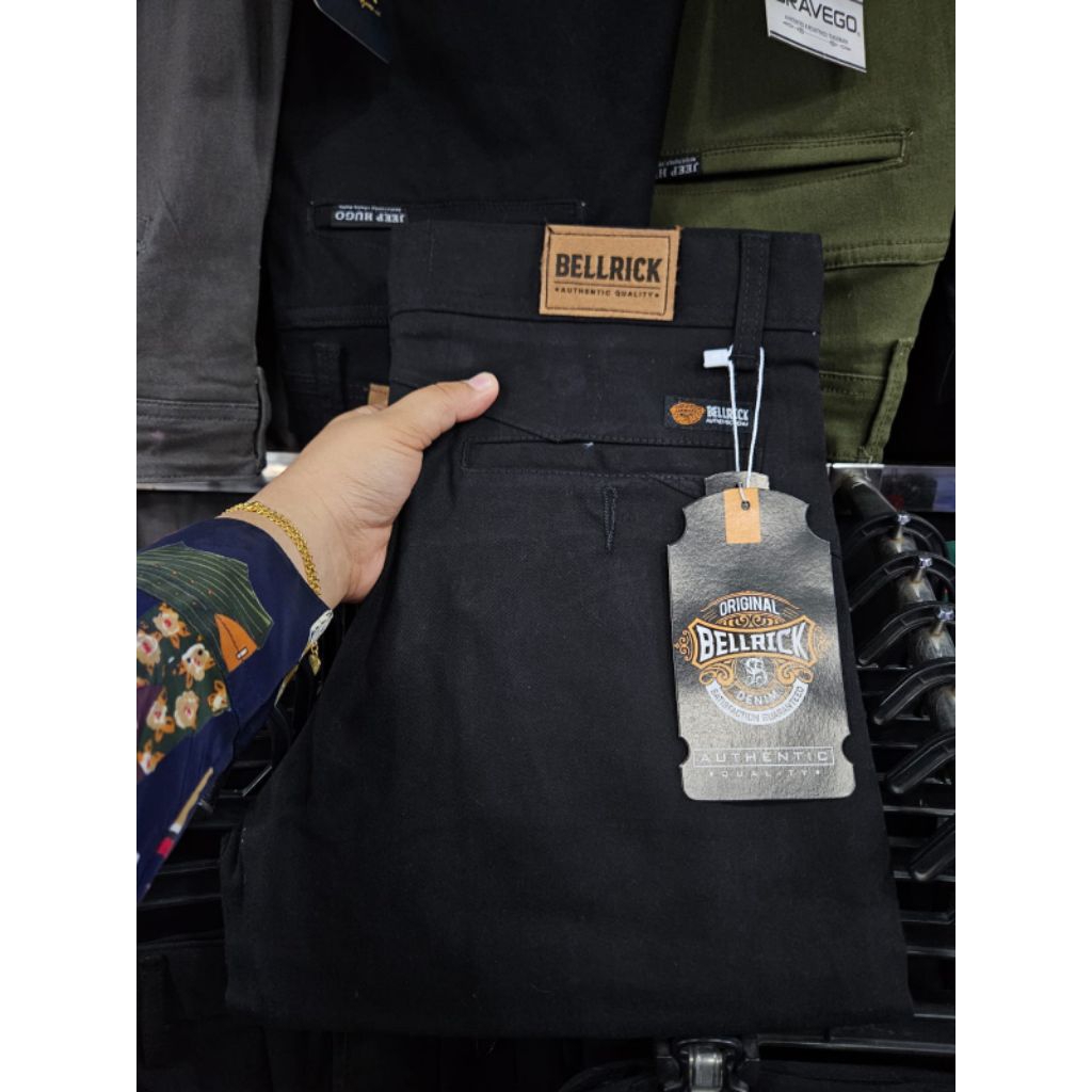 Celana jumbo Chino panjang pria premium Bellrick / Celana panjang chinos jumbo pria dewasa