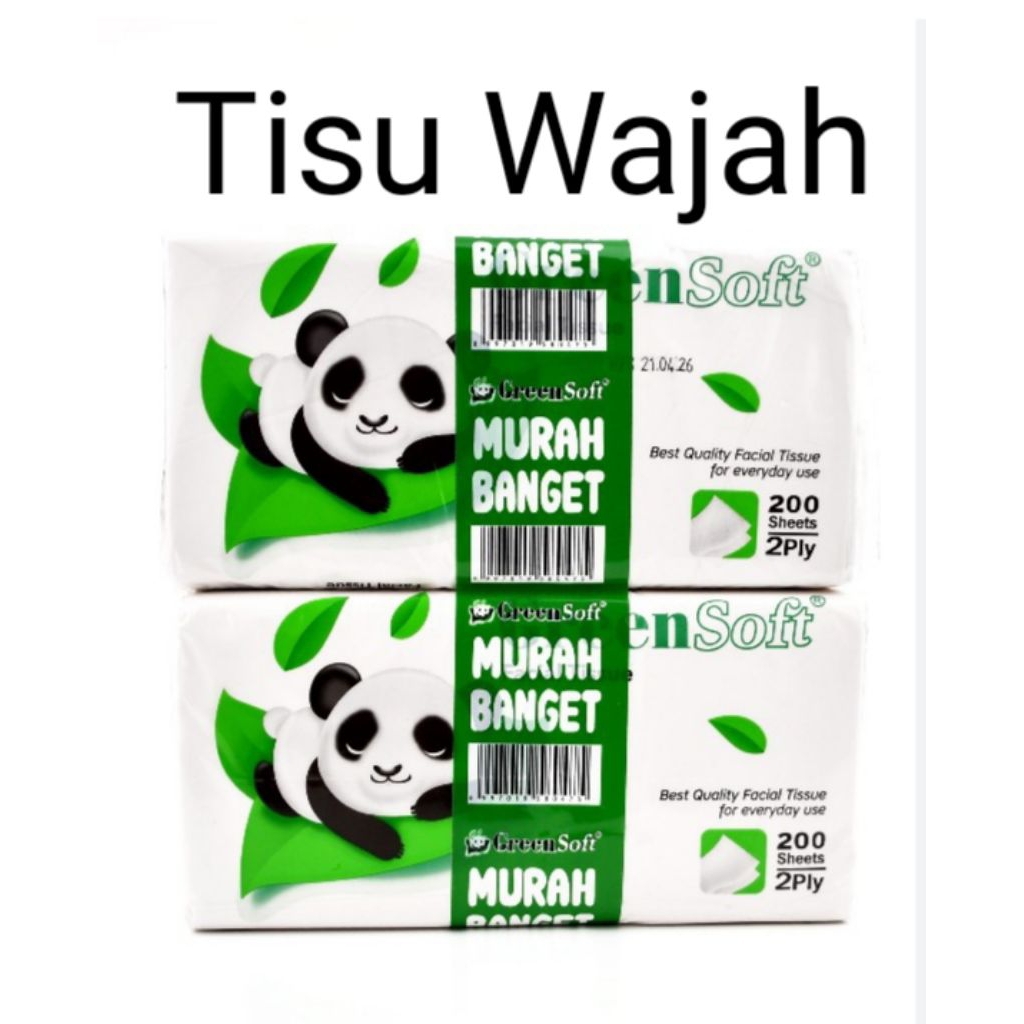 TISU GREEN SOFT 200sheet 2ply 
