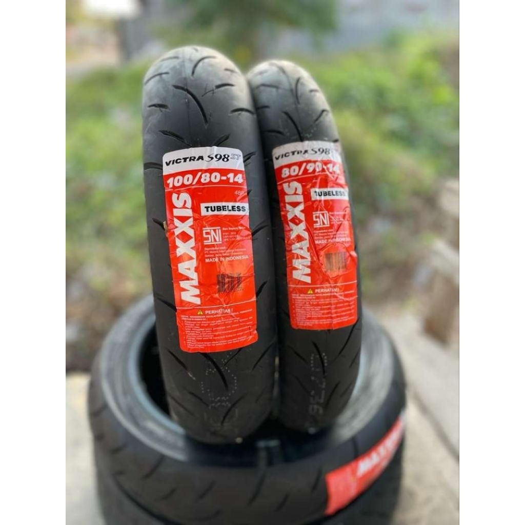 BAN MAXXIS UK 100/80 80/90 RING 14 TUBLES