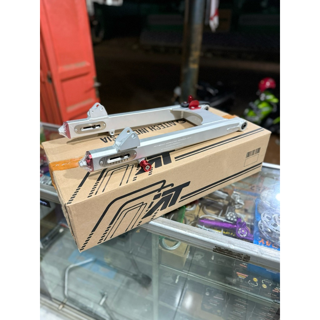 SWING ARM AITECH FIZ R F1ZR AREM FORCE ONE  STD AITECH HITAM SILVER LENGAN AYUN YAMAHA LONG FIZR JUP