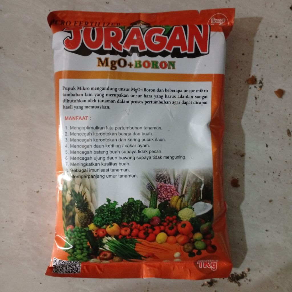 pupuk mikro juragan boron plus mgo 1 kg