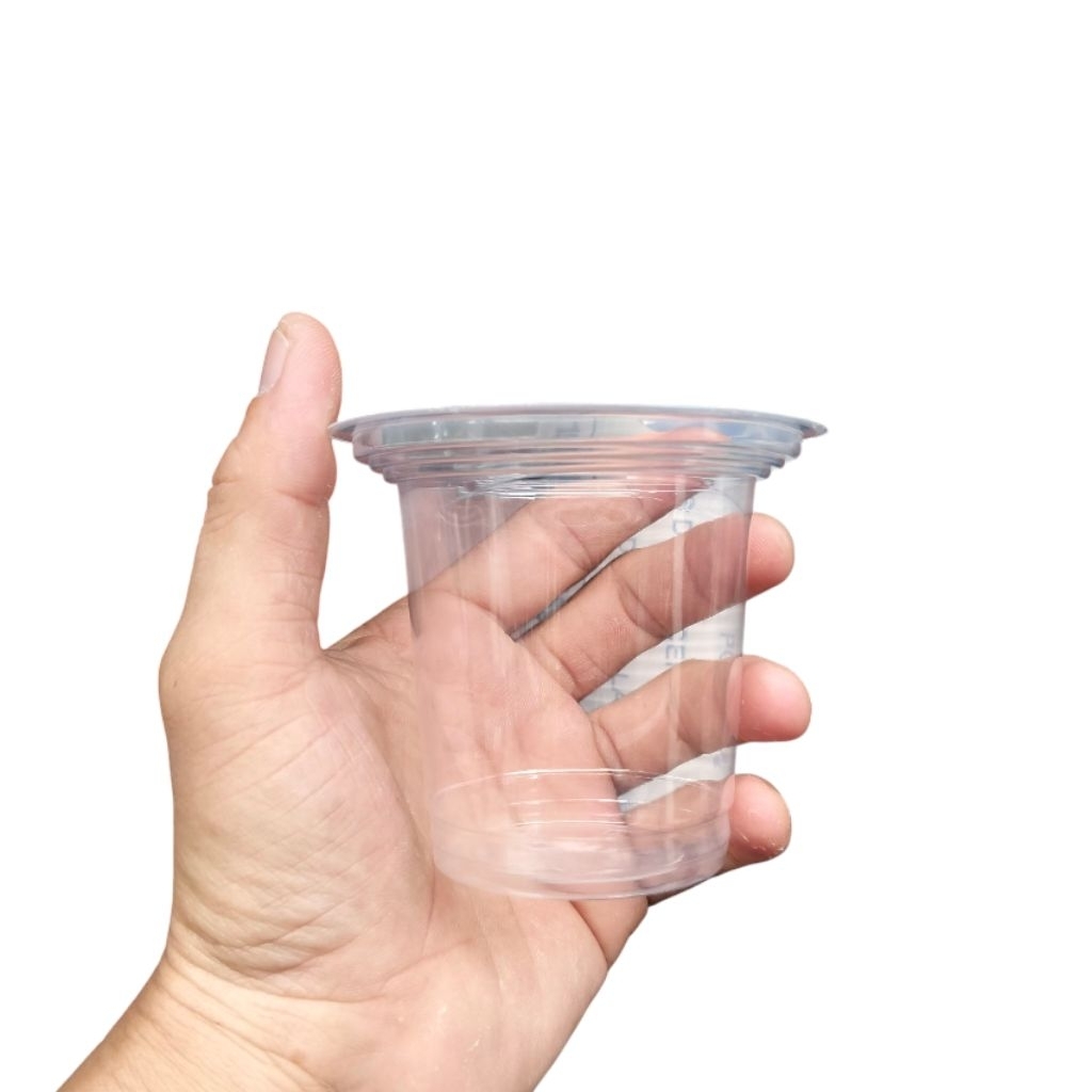 50pcs CUP gelas 8.5oz merk BB / gelas datar 8.5oz / gelas pentol / mie gelas