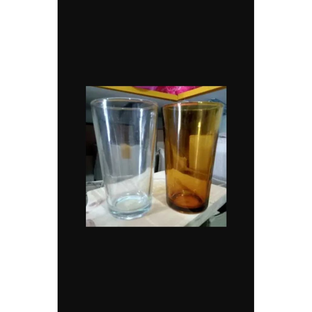 Gelas minum kaca 1 lusin