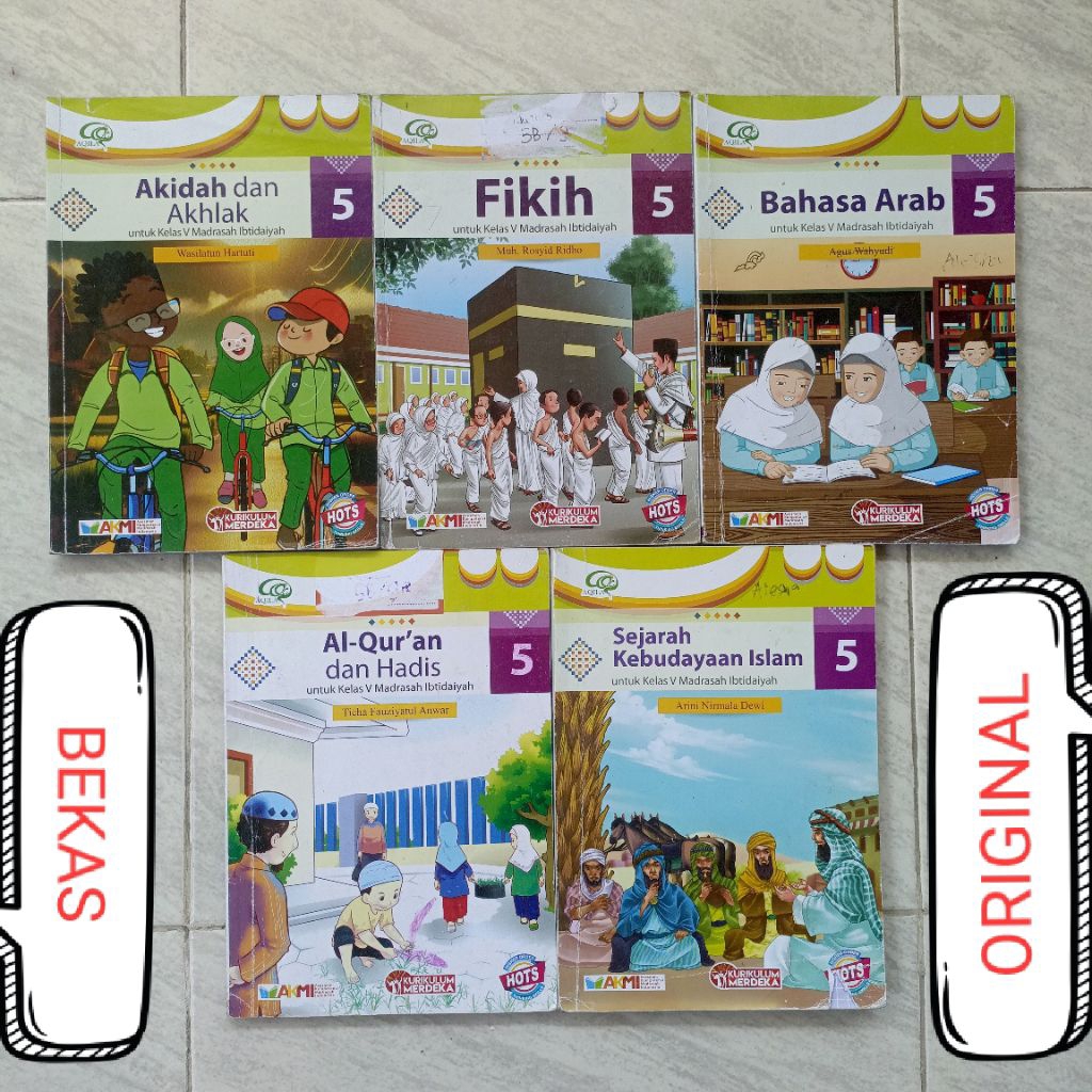 ( BUKU BEKAS ) ( ORIGINAL ) AlQuran Al Quran Hadis Hadits Fikih Bahasa Arab SKI Sejarah Kebudayaan I