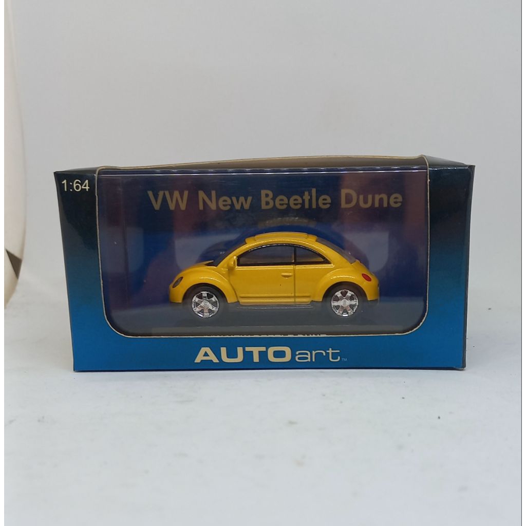 autoart auto art volkswagen vw new beetle dune diecast 1/64 (t)