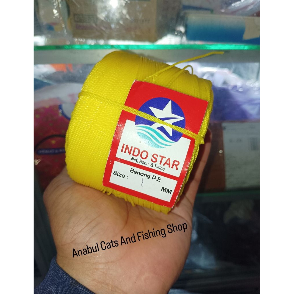 Tali tambang kecil 1MM/ Tambang pe 1MM merek Indostar