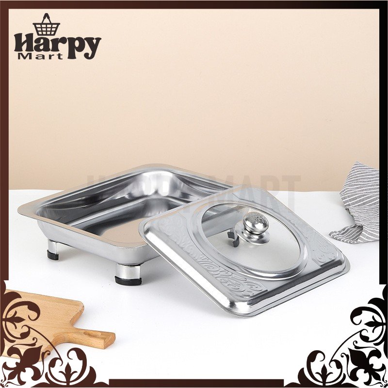 [HARPYMART] TEMPAT PRASMANAN STAINLESS STAIL / PANCI PRASMANAN TUTUP KACA BULAT /  PRASMANAN BATIK /