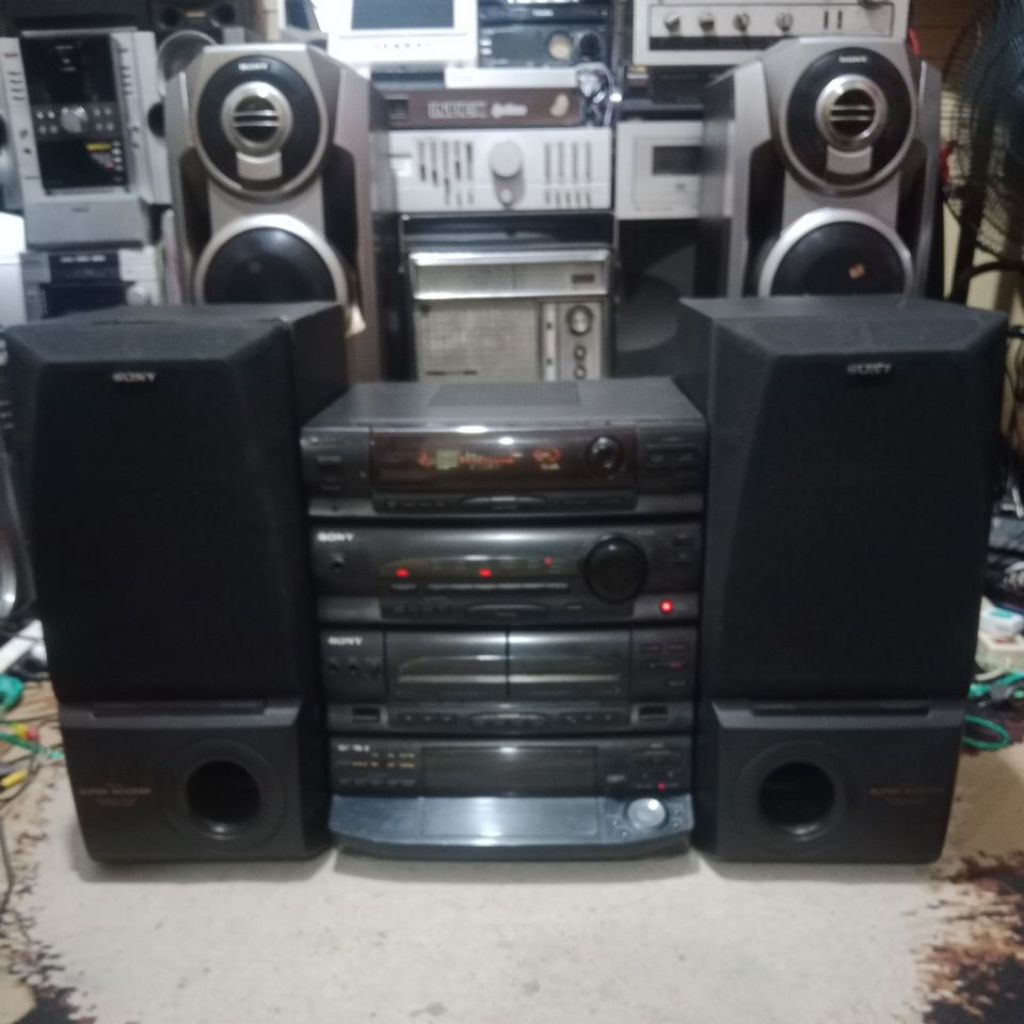 BIG COMPO SUPER JUMBO SONY LBT 4500 SUPER WOOFER CLASIC JADUL VINTAGE MEWAH