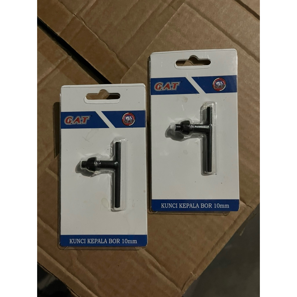 GAT KUNCI KEPALA BOR 10MM & 13MM | UNTUK KEPALA MESIN BOR / kunci bor gat