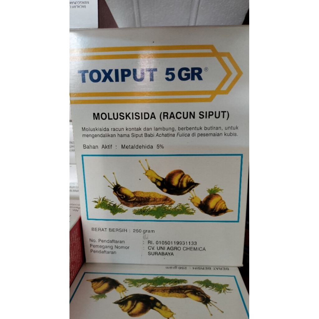 Toxiput Racun Pembasmi Siput, Keong