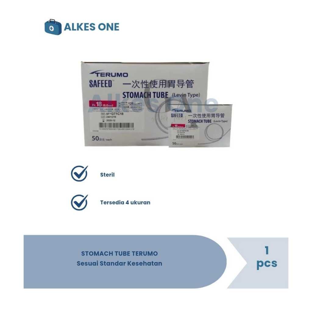 NGT OGT Stomach Terumo no 12,14,16,18 - Pcs