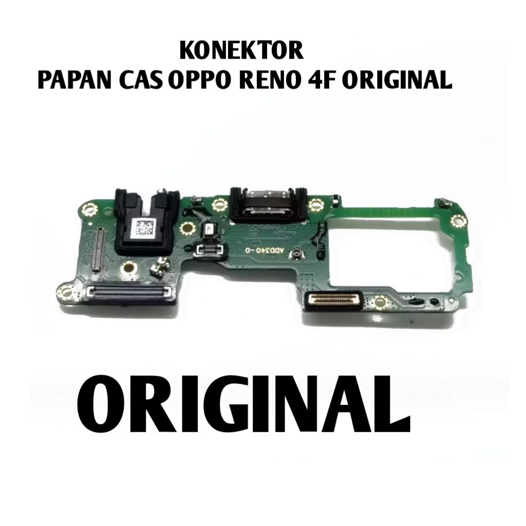 Papan cas oppo reno 4F original konektor charger board cas pengganti