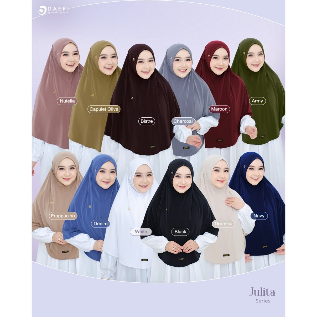 DAFFI JULITA / HIJAB DAILY / HIJAB INSTAN / JULITA / DAFFI / HIJAB HARIAN