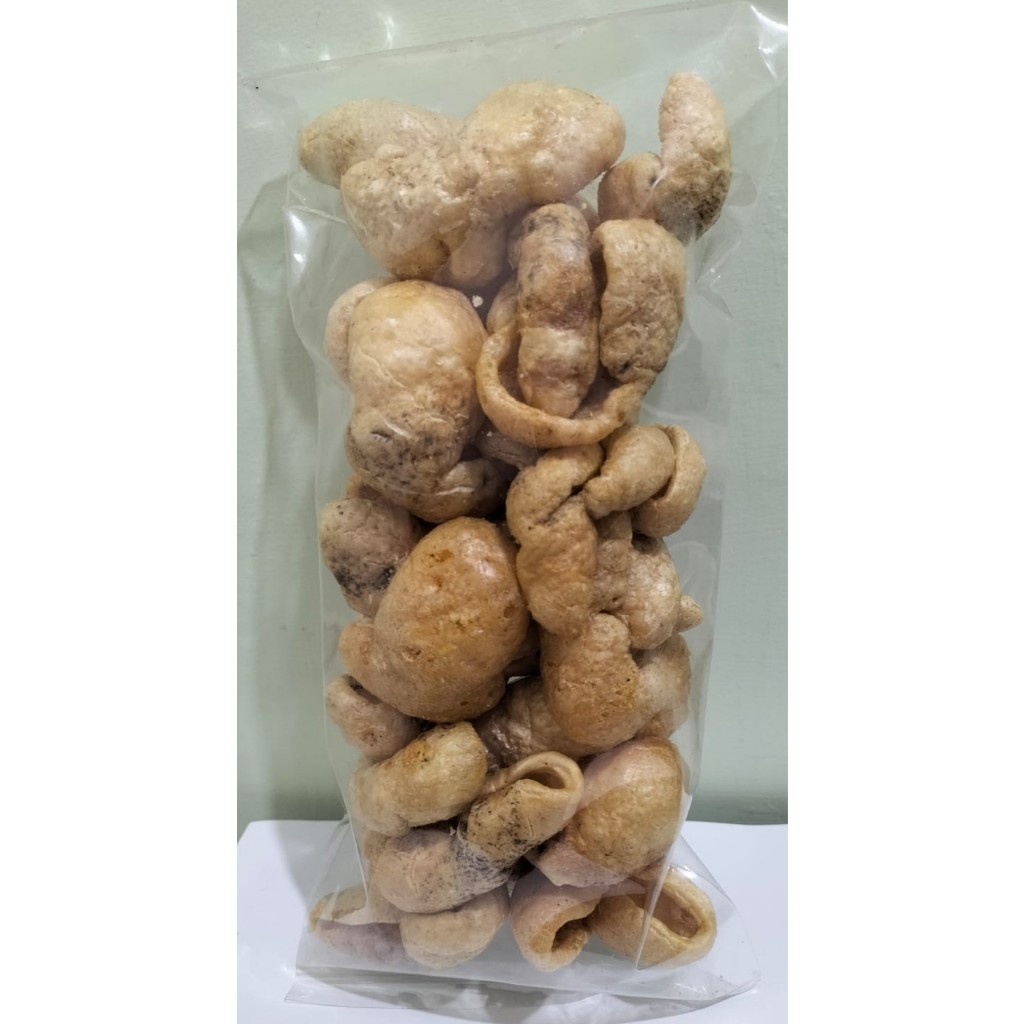 KERUPUK TERUNG LAUT TERIPANG BOLA GURIH RENYAH MATANG 80 GRAM