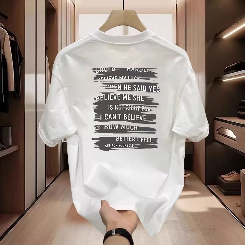 kaos distro keren baju pria original premium katun kekinian warna putih