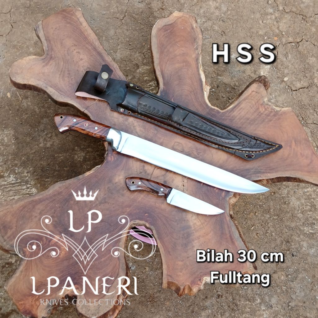 [HSS FULLTANG] 1 Set Pisau Sembelihan Kurban pb30cm premium