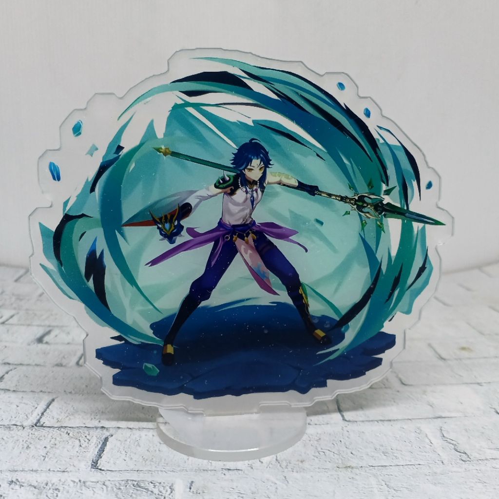 Pajangan Standee Akrilik Genshin Impact Xiao