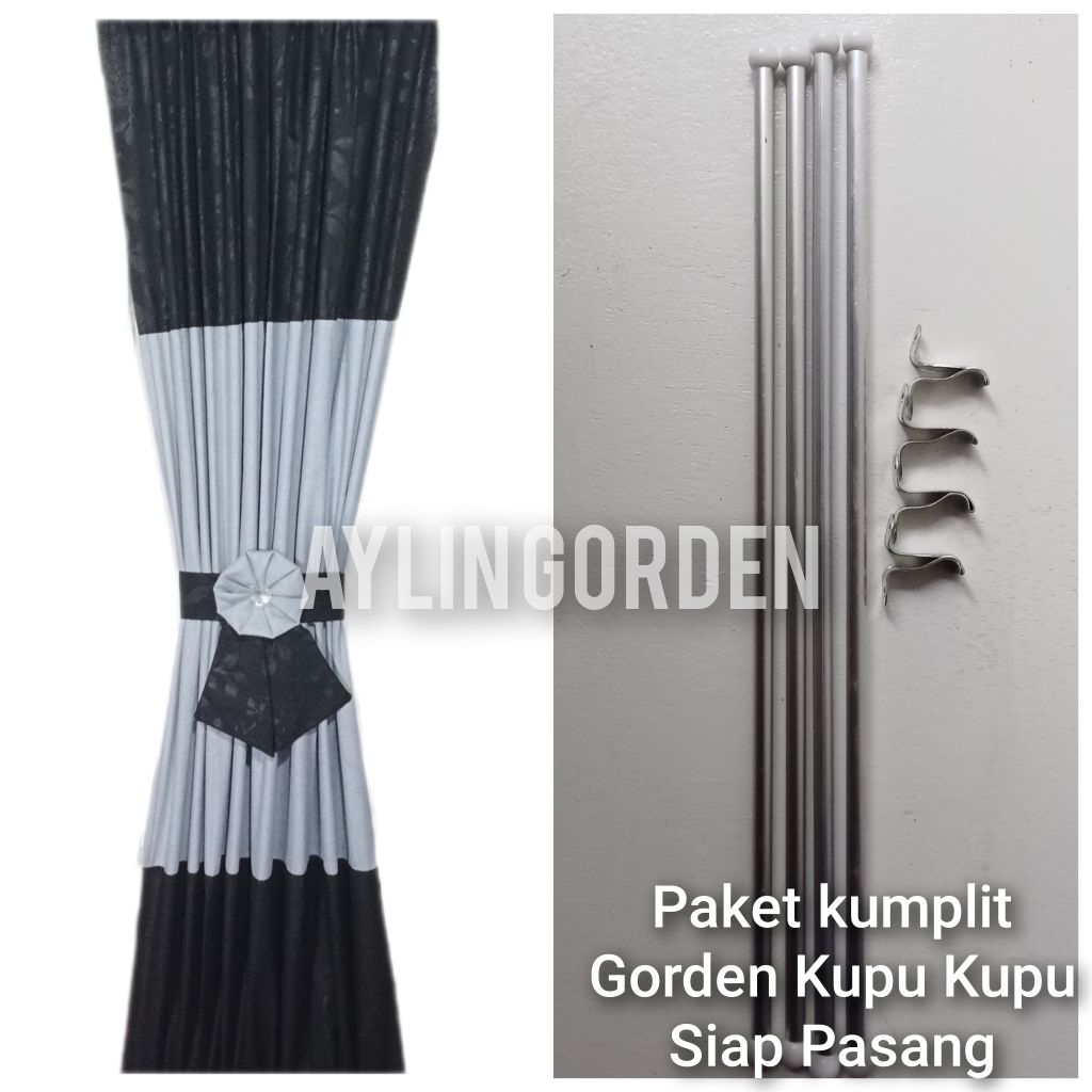 gorden minimalis gorden kupu kupu gorden ikattengah gorden estetik gorden jendela panjang tirai mini