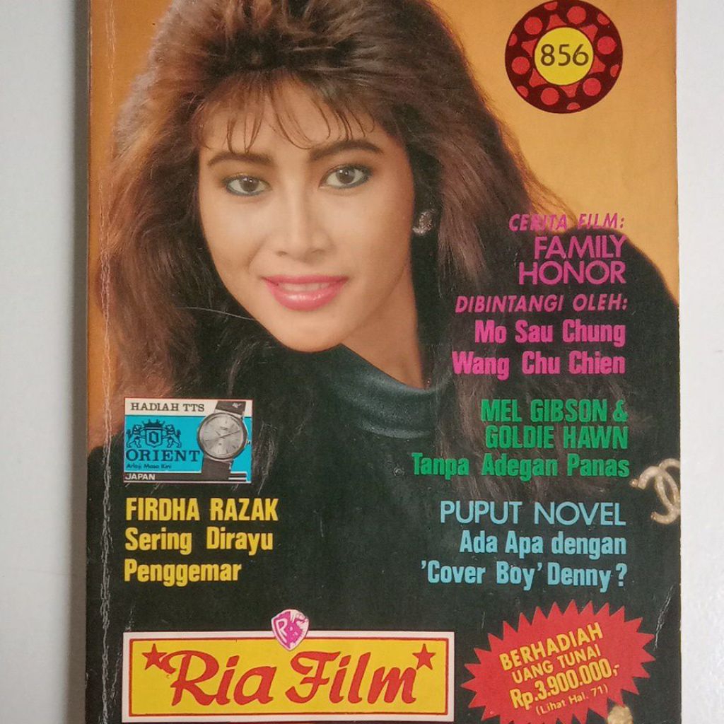 Majalah Ria Film Tahun 1990 Cover Nina Anwar