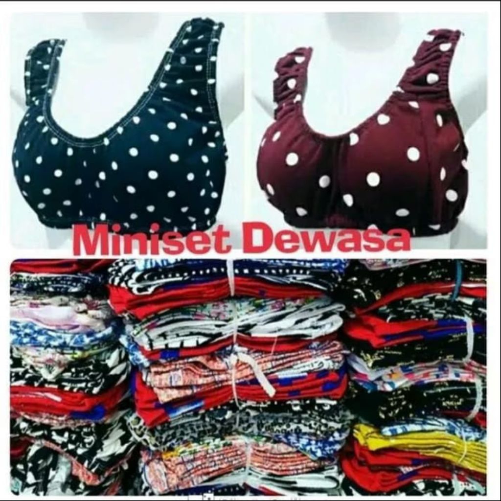 paket 6 pcs miniset jumbo wanita dewasa XXXL LD 120-130,miniset ibu hamil/ibu menyusui