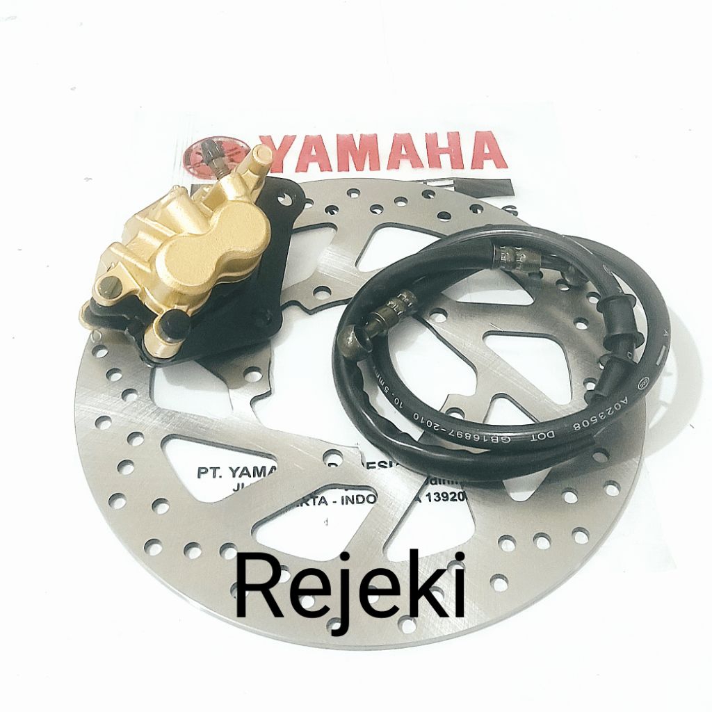 PIRINGAN PLUS KALIPER PLUS SELANG REM DEPAN BYSON