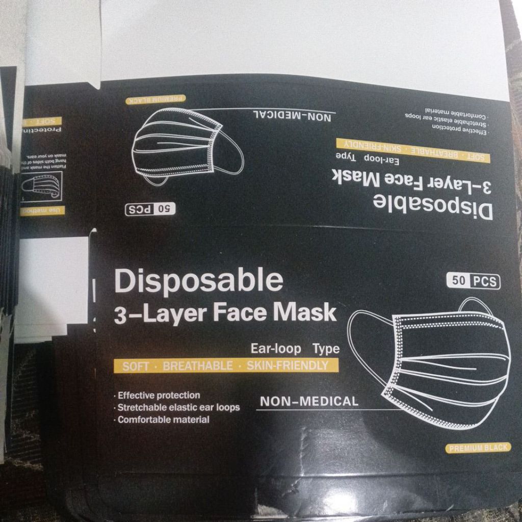 kardus masker 50pcs