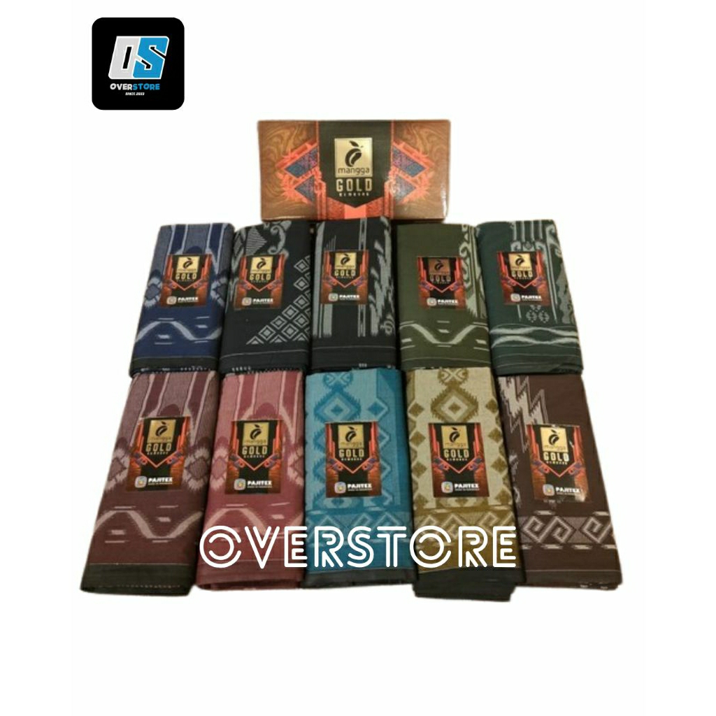 Sarung Mangga Gold Kembang/Sarung Dewasa Motif Kembang