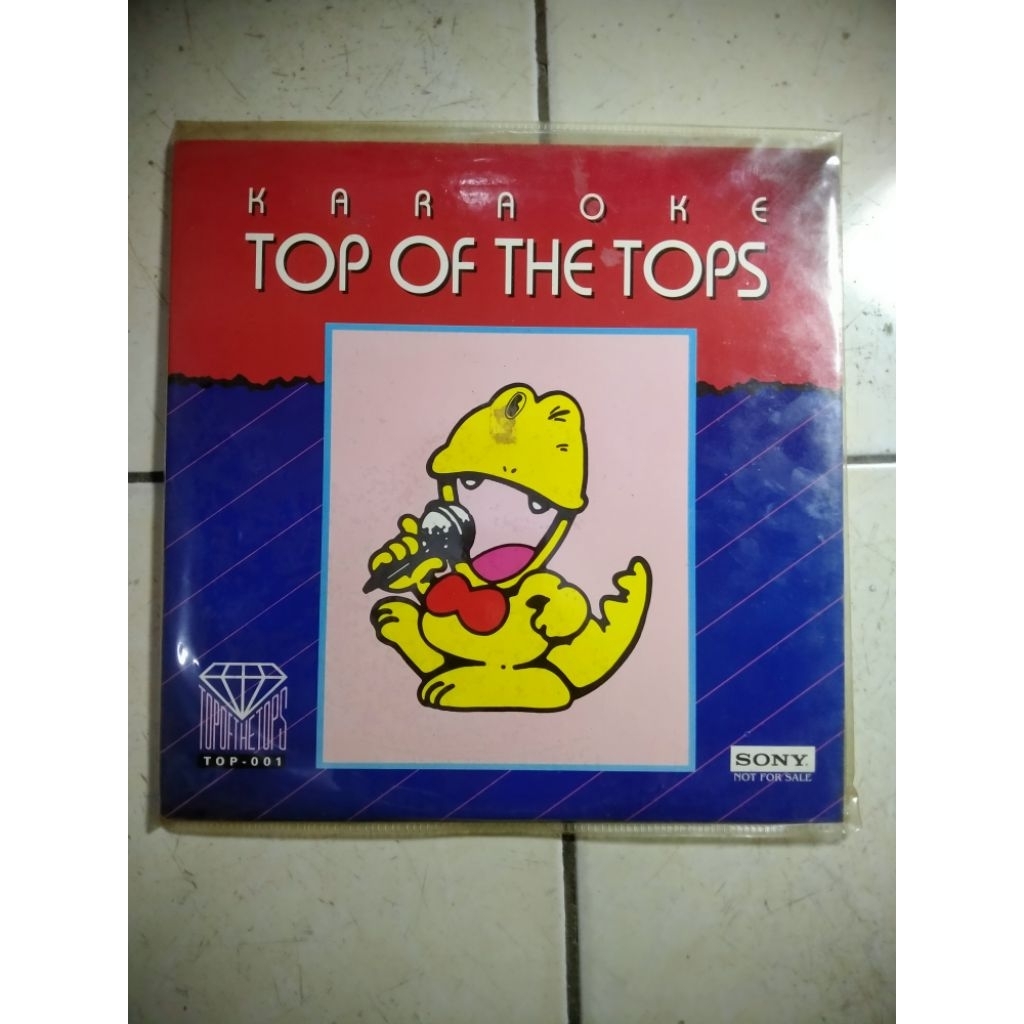 Kaset Laser Disc Karaoke TOP OF THE TOPS ,ORIGINAL SECOND