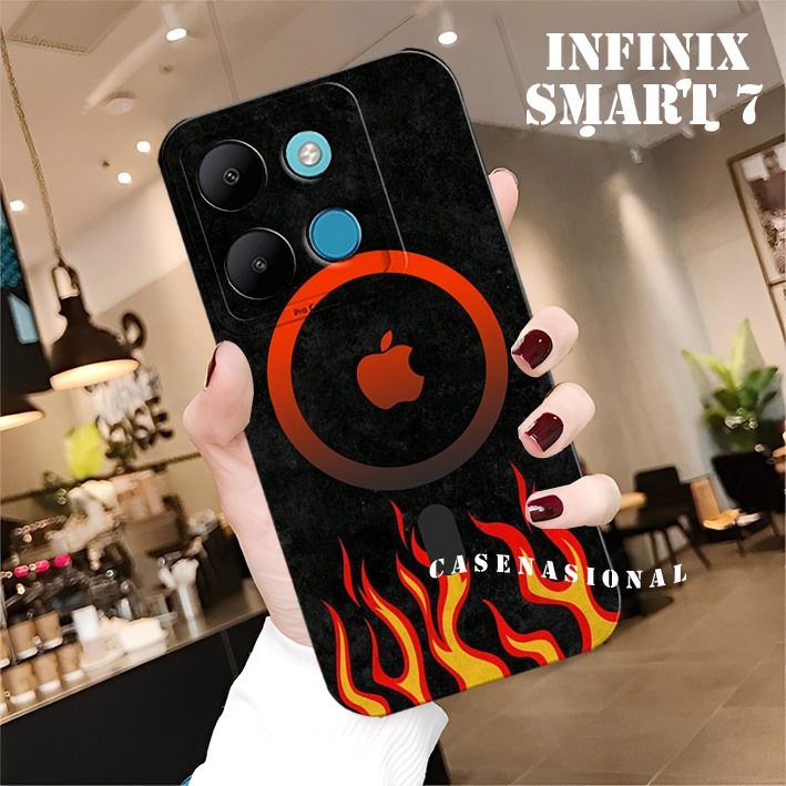 Fashion Case INFINIX SMART 7 SMART 6 HD SMART 6 SMART 5 SMART 4 SMART 6 RAM 3 SMART HD motif logo bu