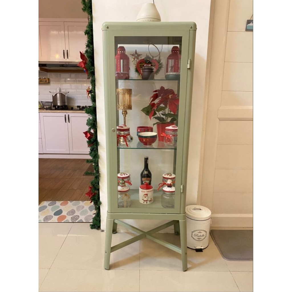 [CLEARANCE SALE] Lemari IKEA // Lemari Kaca // Kabinet Pajangan (BISA NEGO)