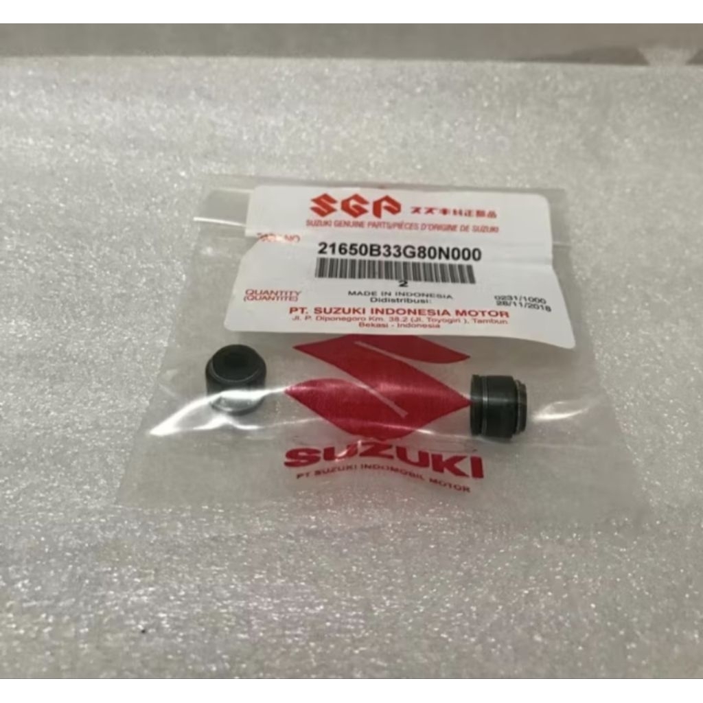 SEAL KLEP SUZUKI SMASH SHOGUN HAYATE SPIN 125 ORIGINAL 1 SET 2 PC 2 PER