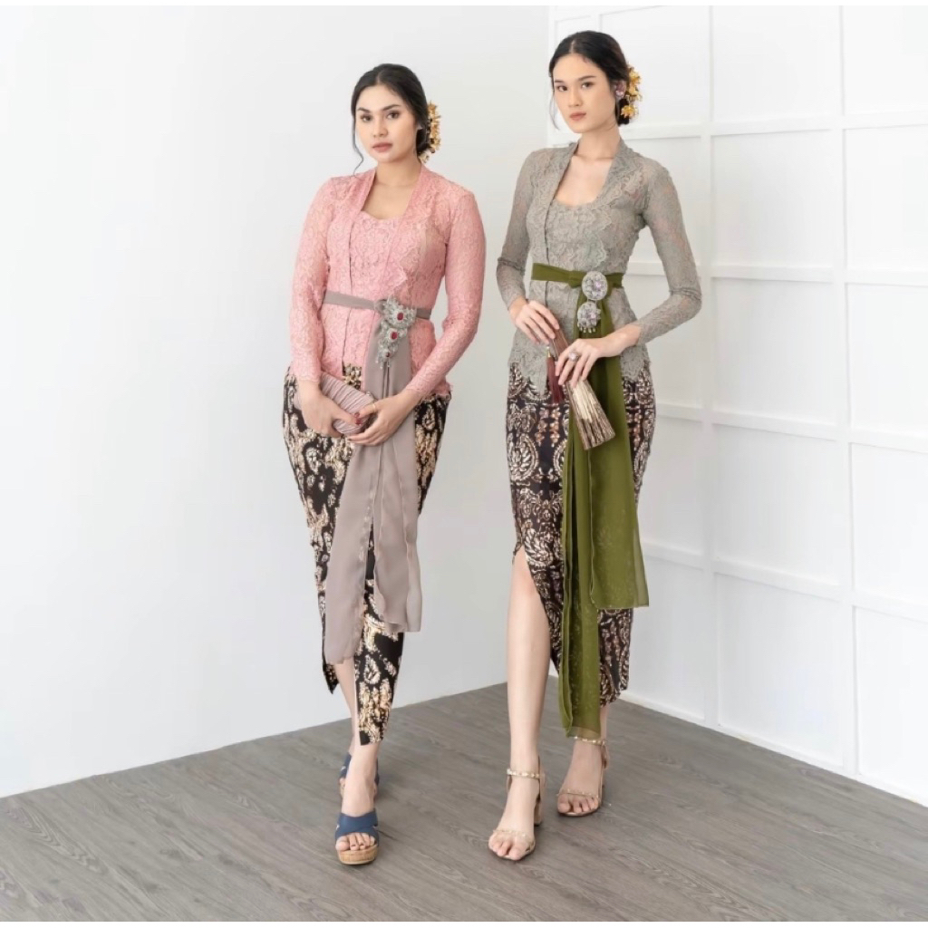ZEST HOUSE OF KEBAYA rok batik sogan PRELOVED