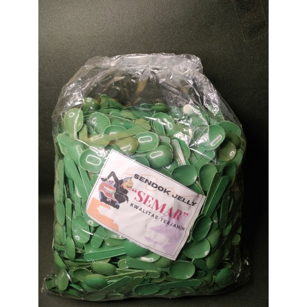 (±1400 PCS) Sendok Agar Sendok Ager Sendok Jelly Warna 1 KG