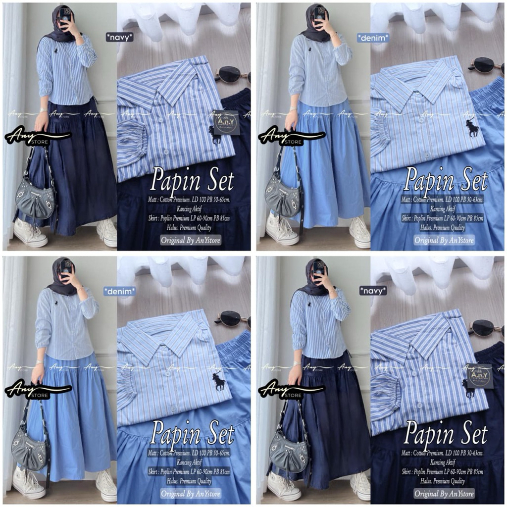 nezy setelan long tunic jumbo ld 130 ld 120 by A.N.Y rok floral long tunik oversize big size tunik f