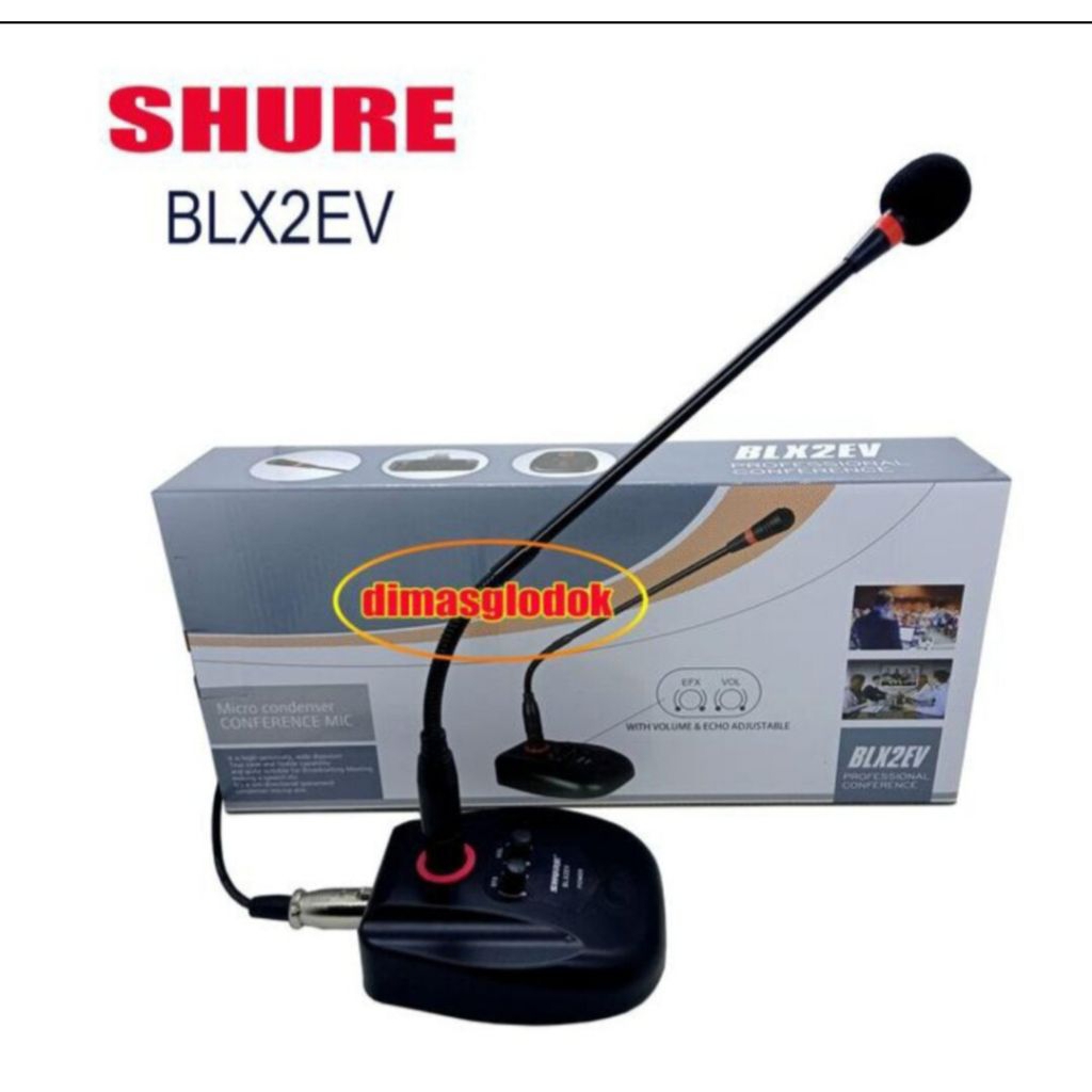 Mic Meja Mik podium BEYERMIC BLX 2EV Mic Mimbar Microphone Teleconference Condenser Bagus Sensitif