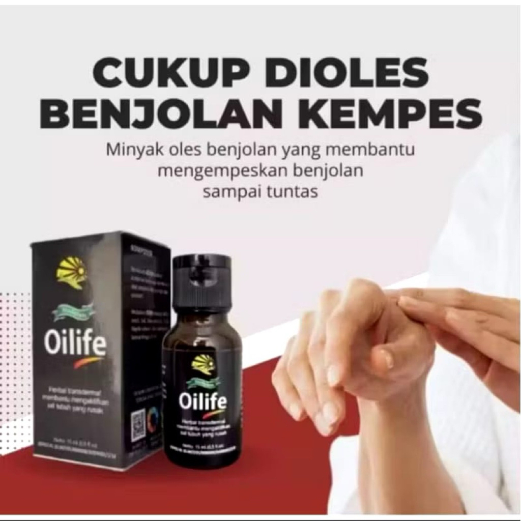[WAJIB BACA DESKRIPSI] OILIFE OBAT OLES ANTI BENJOL 15ml exp 4/26