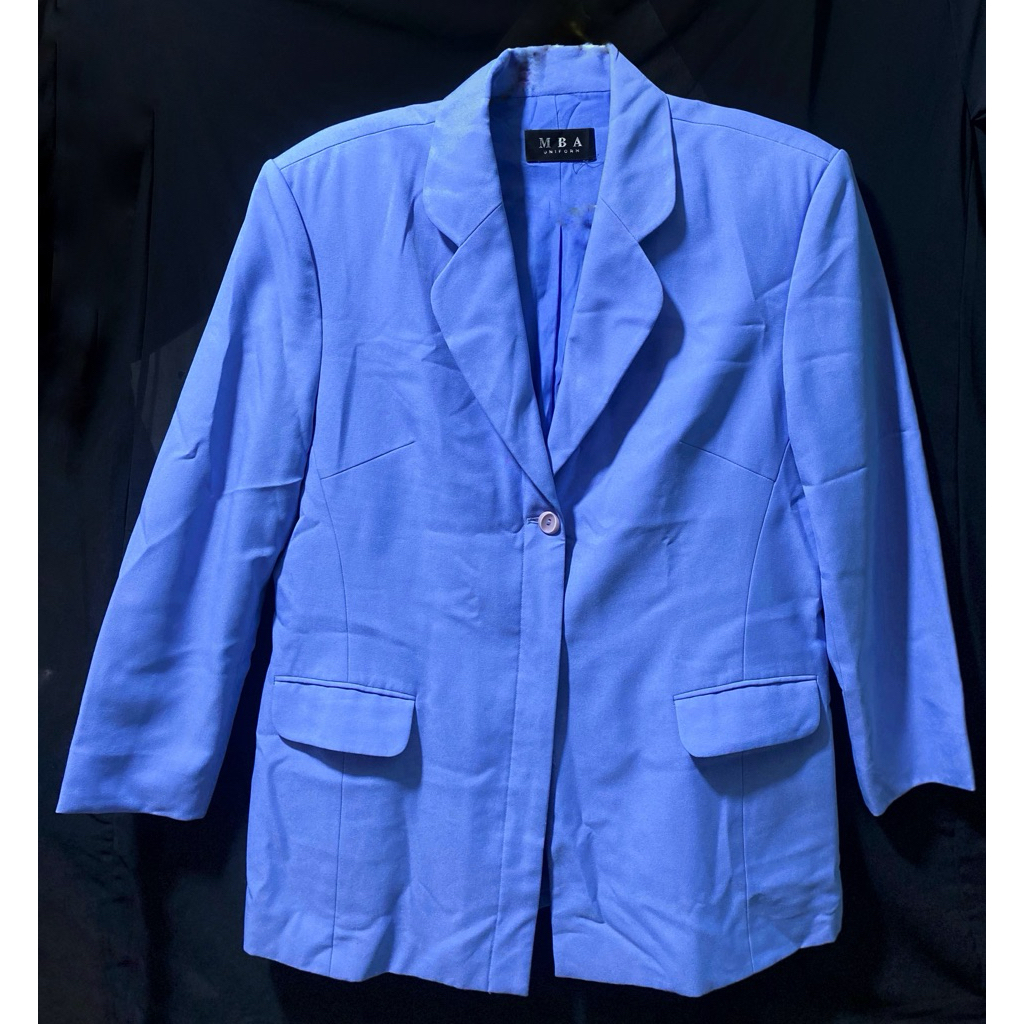 Jas Pria Biru Muda MBA