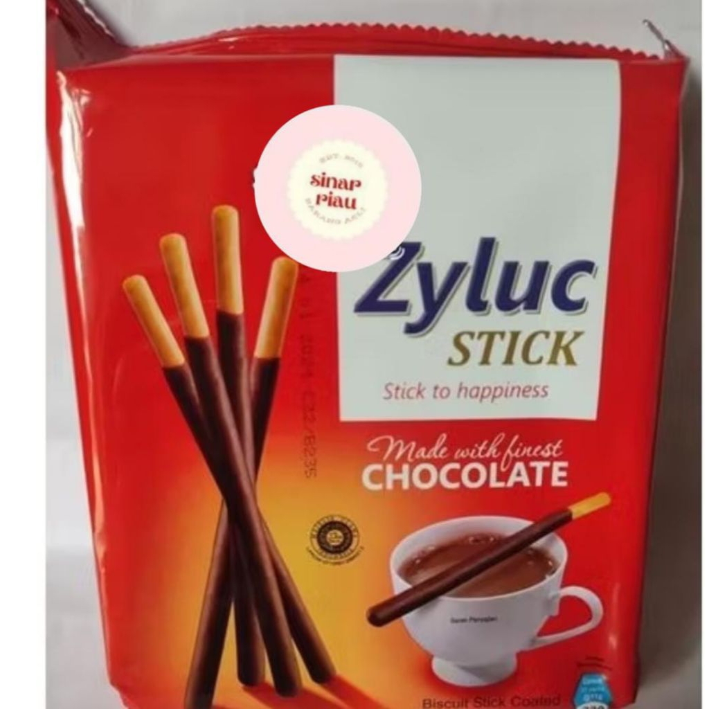 ZYLUC STICK BISKUIT DENGAN COKLAT CREAM ISI 20 X 11g