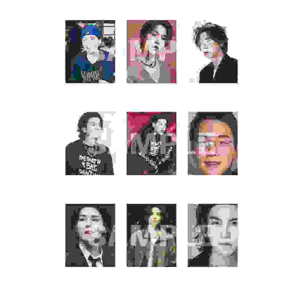 MEREVE13 20pcs foto card SUGA BTS (printed) non official