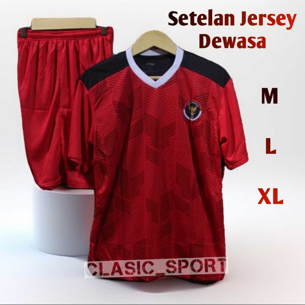 Setelan Kaos Jersey Dewasa Pria Wanita Tebaru - Setelan Kaos Jersey Bola dan futsal dewasa