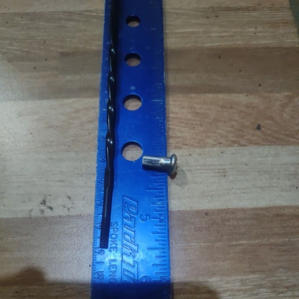 Jari-jari Spoke Sepeda BMX Sepeda Anak 16inch nipple 5.5mm 140mm merk United 28pcs Jari - jari besar