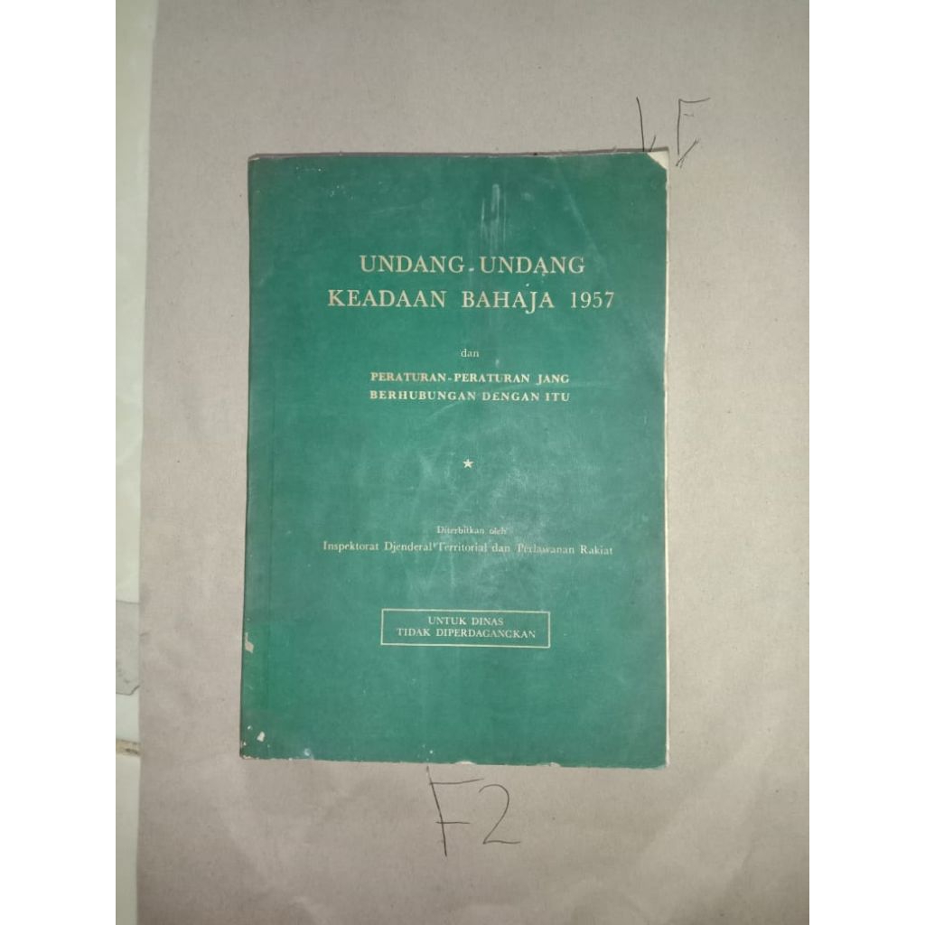 BUKU UNDANG UNDANG KEADAAN BAHAJA 1957