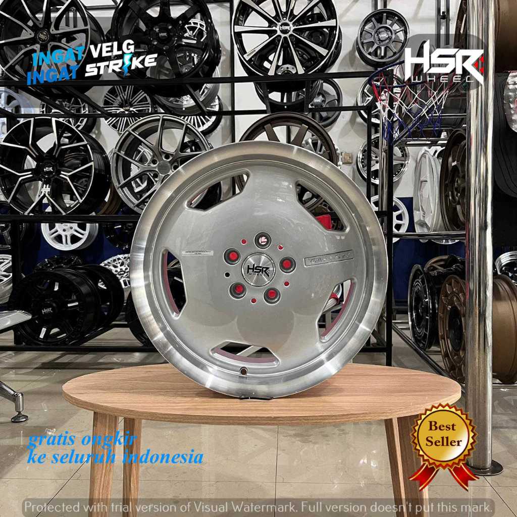 REKOMENDASI TOKO VELG HSR R17 BUAT MERCY PCD 5X112