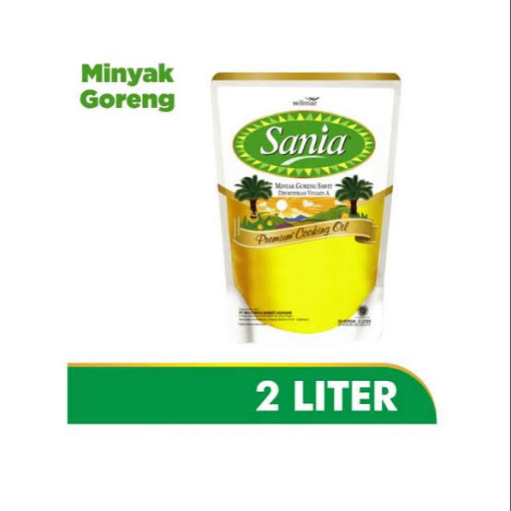 sania minyak goreng refill 2000ml
