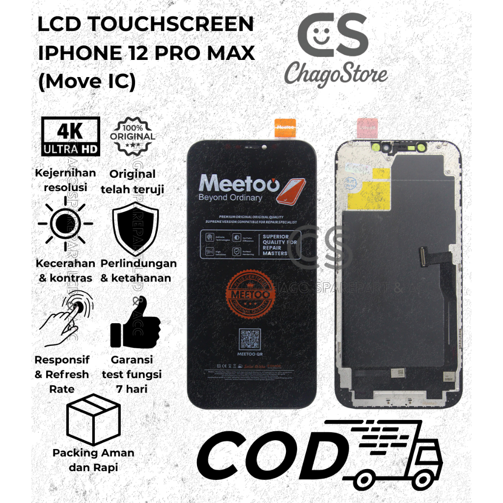 LCD IPHONE 12 PRO MAX - LDC TOUCHSCREEN IPHONE 12 PRO MAX FULLSET