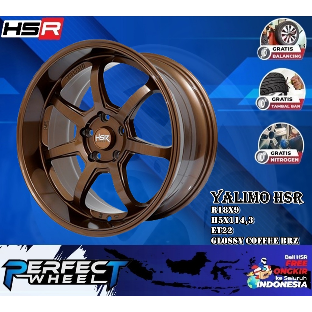Velg Samlong Hsr Yalimo R18 Velg Mobil Innova Terios Alphard Accord Xpander